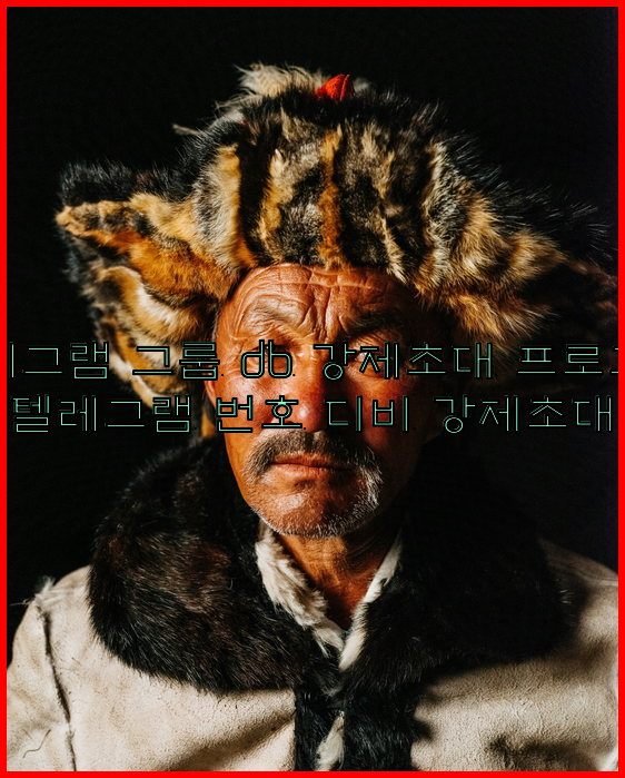 텔레그램 그룹 db 강제초대 프로그램